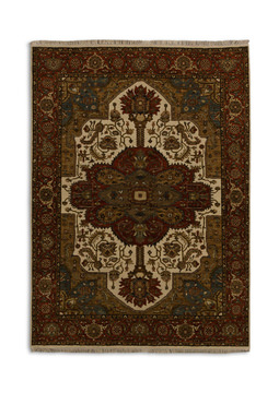 Hand Knotted 5′2″ x 7′1″ Area Rug