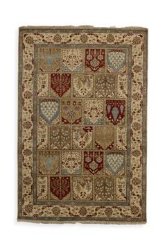 Hand Knotted 6′0″ x 9′1″ Area Rug