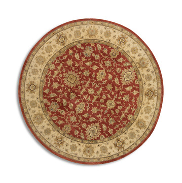 Hand Knotted 8′0″ x 8′0″ Round Area Rug