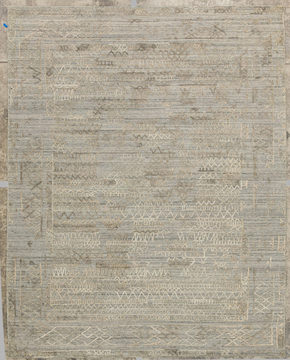 Hand Knotted 7′9″ X 9′10″ Area Rug