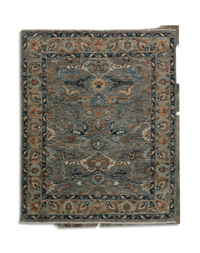 Oushak Hand Knotted 8′0″ x 9′9″ Area Rug