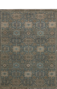 Hand Knotted 8′11″ X 12′2″ Area Rug