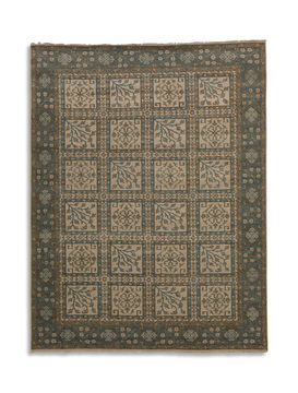 Hand Knotted 9′1″ X 11′10″ Area Rug