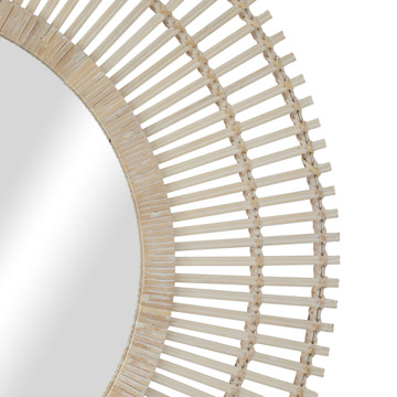 Boho Bamboo Mirror