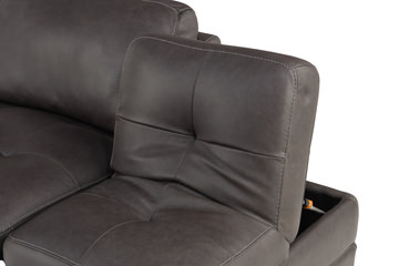 Elway 4 Piece Leather Modular Sectional