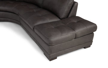 Elway 4 Piece Leather Modular Sectional