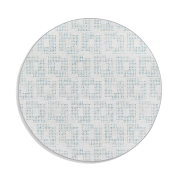 Urban Delano Tin Area Rug Round - 8′0″ x 8′0″