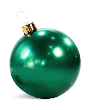 image 18″ Inflatable Ball Ornament - Vintage Green