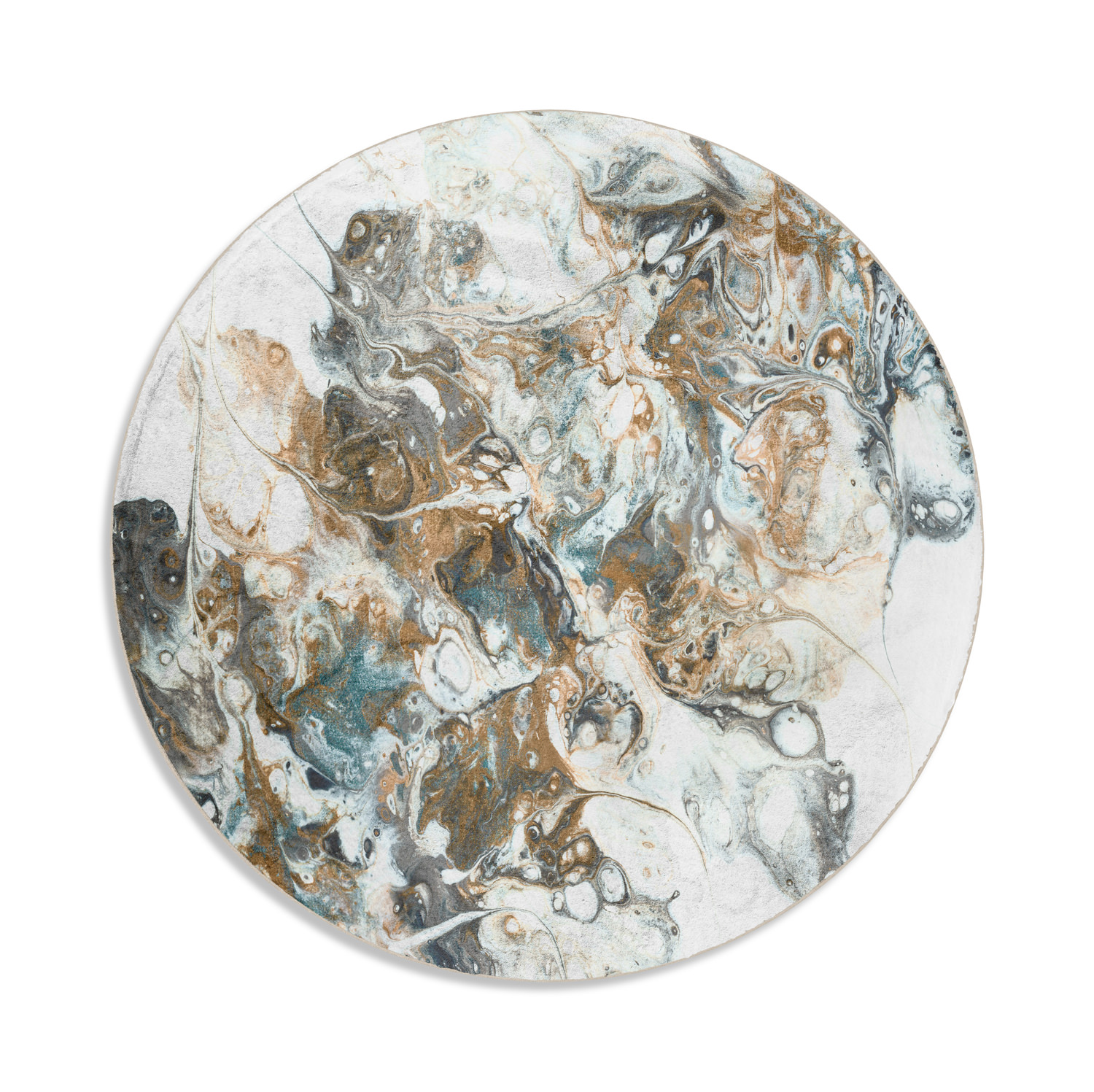 Kikiamo Volcano 8′0″ x 8′0″ Round Area Rug