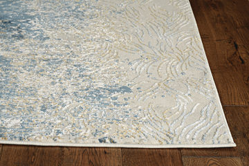 Generations Blue/Gold 3′3″ x 4′11″ Area Rug