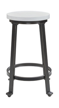 image Petunia White Counter Stool