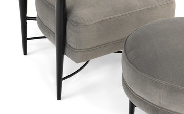 Gatsby Chair With Ottoman