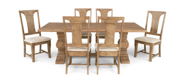 Felicia Dining Table With 6 Felicia Chairs