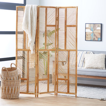 Rattan Room Divider