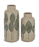 Set of 2 Leaf Jars thumbnail 1