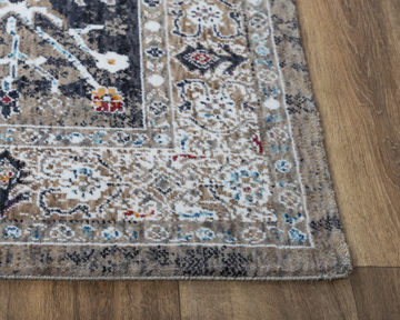 Rohan Signature Medallion Latte/Charcoal 10′0″ X 13′0″ Area Rug