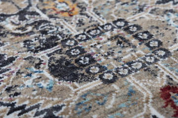 Rohan Signature Medallion Latte/Charcoal 10′0″ X 13′0″ Area Rug