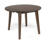 Bauer 42″ round drop leaf table thumbnail 1