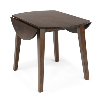 Bauer 42″ round drop leaf table