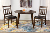 Bauer 42″ round drop leaf table thumbnail 5