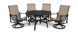 Bayside II 5 Piece Patio Dining Set thumbnail 1