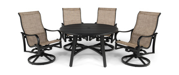 Bayside II 5 Piece Patio Dining Set