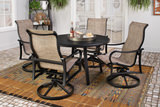Bayside II 5 Piece Patio Dining Set thumbnail 4