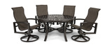 Riverside II 5 Piece Patio Dining Set thumbnail 2