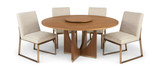 Details 6 Piece Dining Set Includes Lazy Susan thumbnail 1